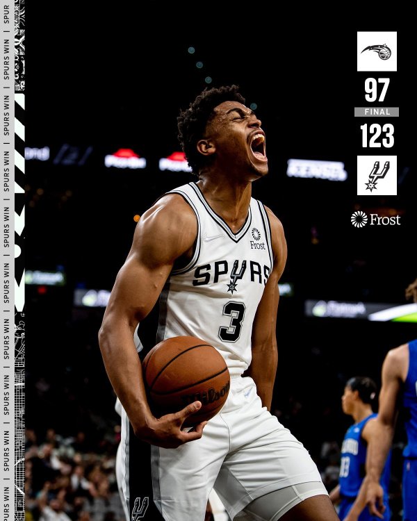 马刺123-97大胜魔术 瓦塞尔19分 珀尔特尔12+13