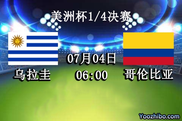 乌拉圭vs哥伦比亚赛事前瞻分析：乌拉圭实力更强走的更远？
