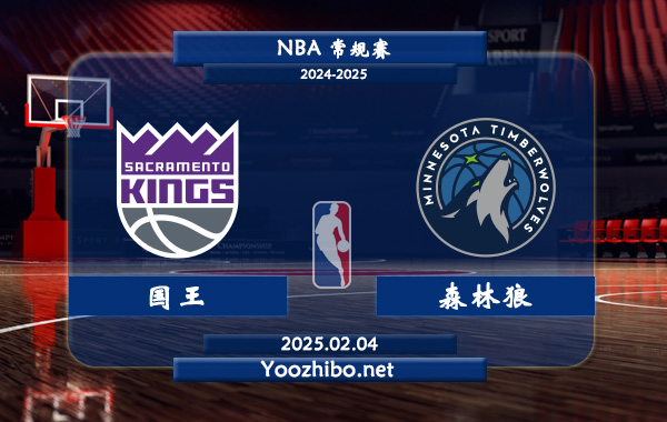 02月04日 NBA常规赛 国王vs森林狼直播前瞻分析