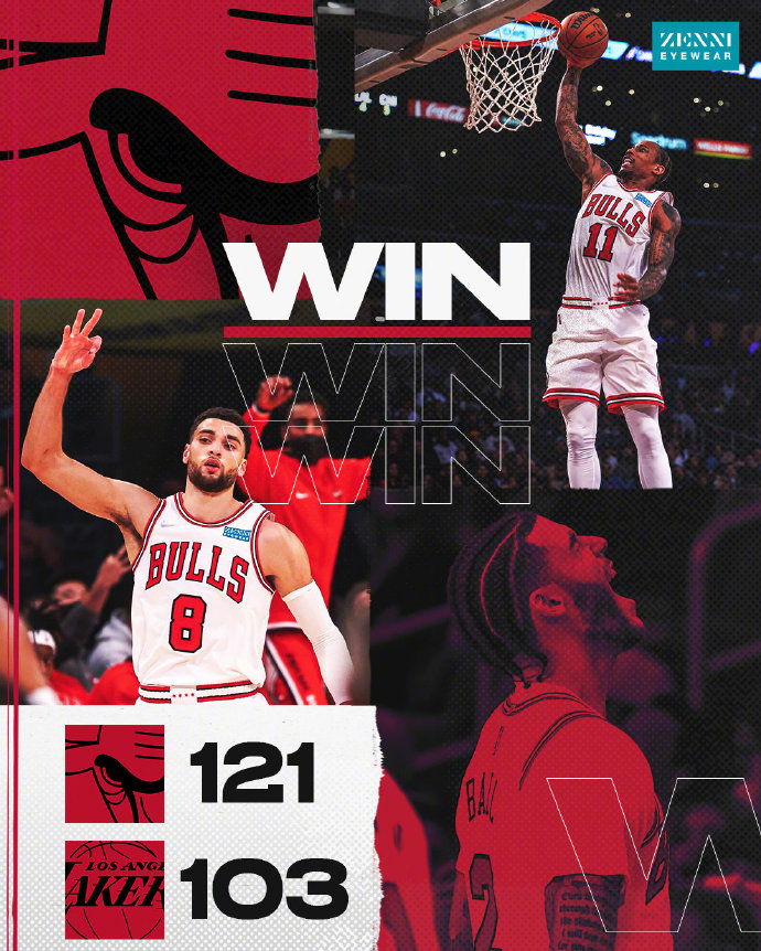 NBA每日综述：公牛轻取湖人 太阳擒狼迎9连胜