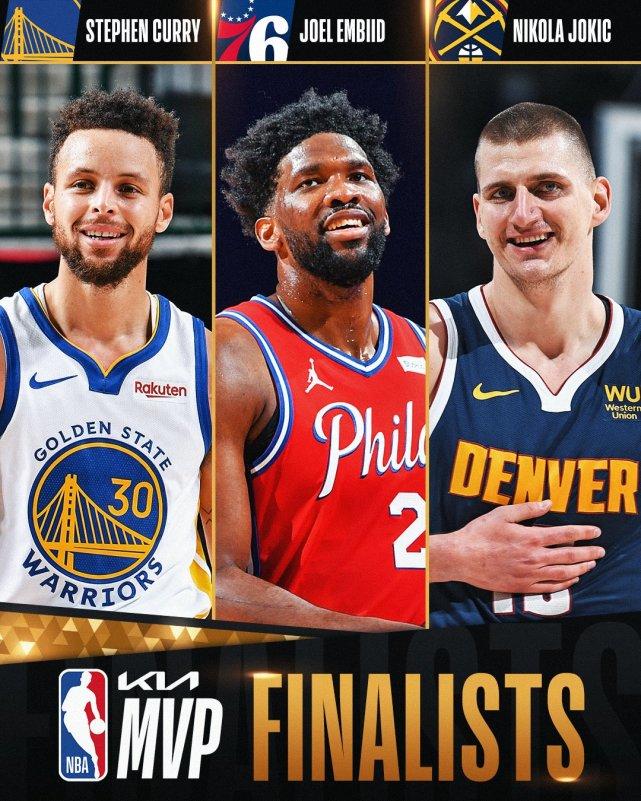 NBA官宣6大奖项候选：约基奇恩比德库里竞争MVP 湖人篮网无人上榜