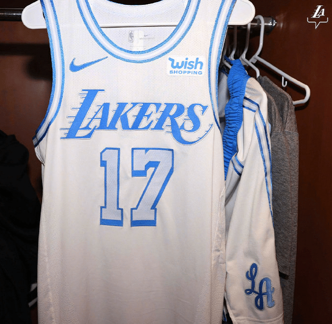 湖人穿城市球衣致敬贝勒！参与设计蓝白战袍，队史最伟大球员之一
