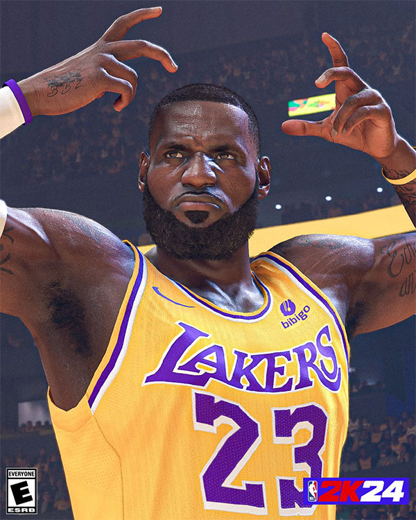 NBA众星2K24形象照首次曝光：詹皇转发加冕造型 杜兰特变壮了
