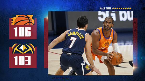 NBA简报：太阳106-103险胜掘金 保罗21+5+6
