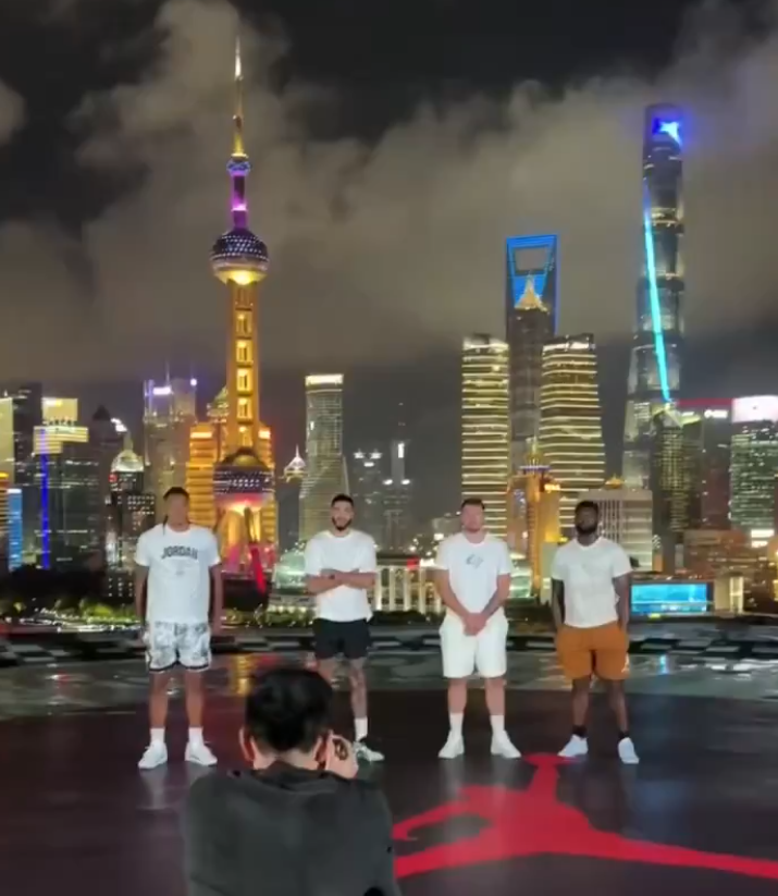 NBA 四位球星的中国之旅：东契奇、塔图姆、锡安和班凯罗在上海相聚