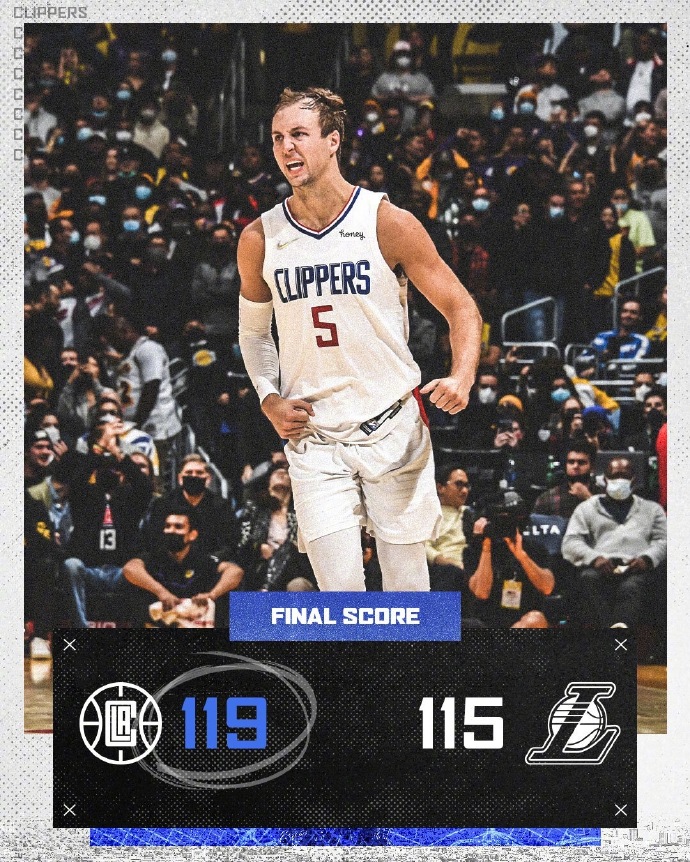 NBA每日综述：湖人不敌快船 勇士终结太阳18连胜