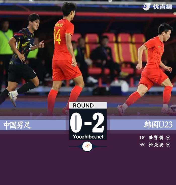 中国0-2韩国 韩佳奇送礼戴伟浚中柱刘洋屡失误
